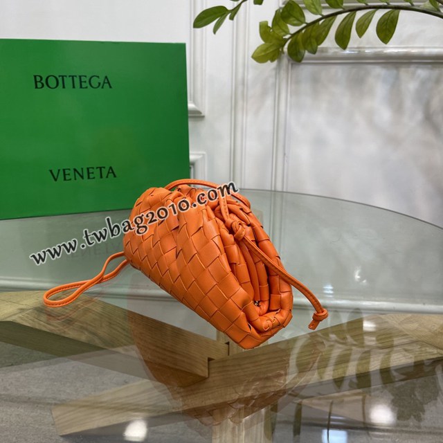 Bottega veneta高端女包 98061 寶緹嘉升級版小號編織雲朵包 BV經典款純手工編織羔羊皮女包  gxz1178